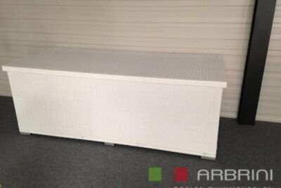 Lounge-kussen opbergbox wit